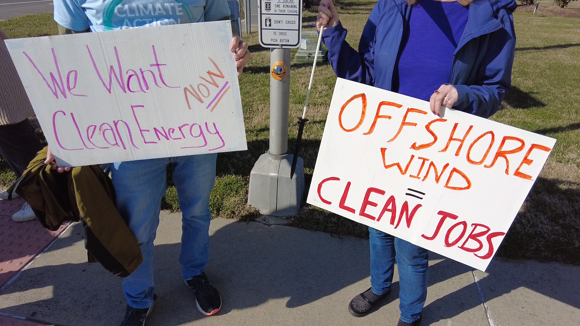 Sign in favor of offshore wind